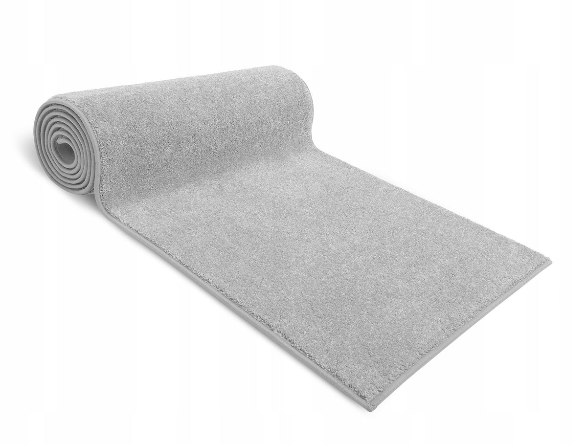 Carpet RUG for Dimension Stairs MEZZANINE Shaggy Silver SMOOTH 0034 100x100 Manufacturer code CH-0034-100X100