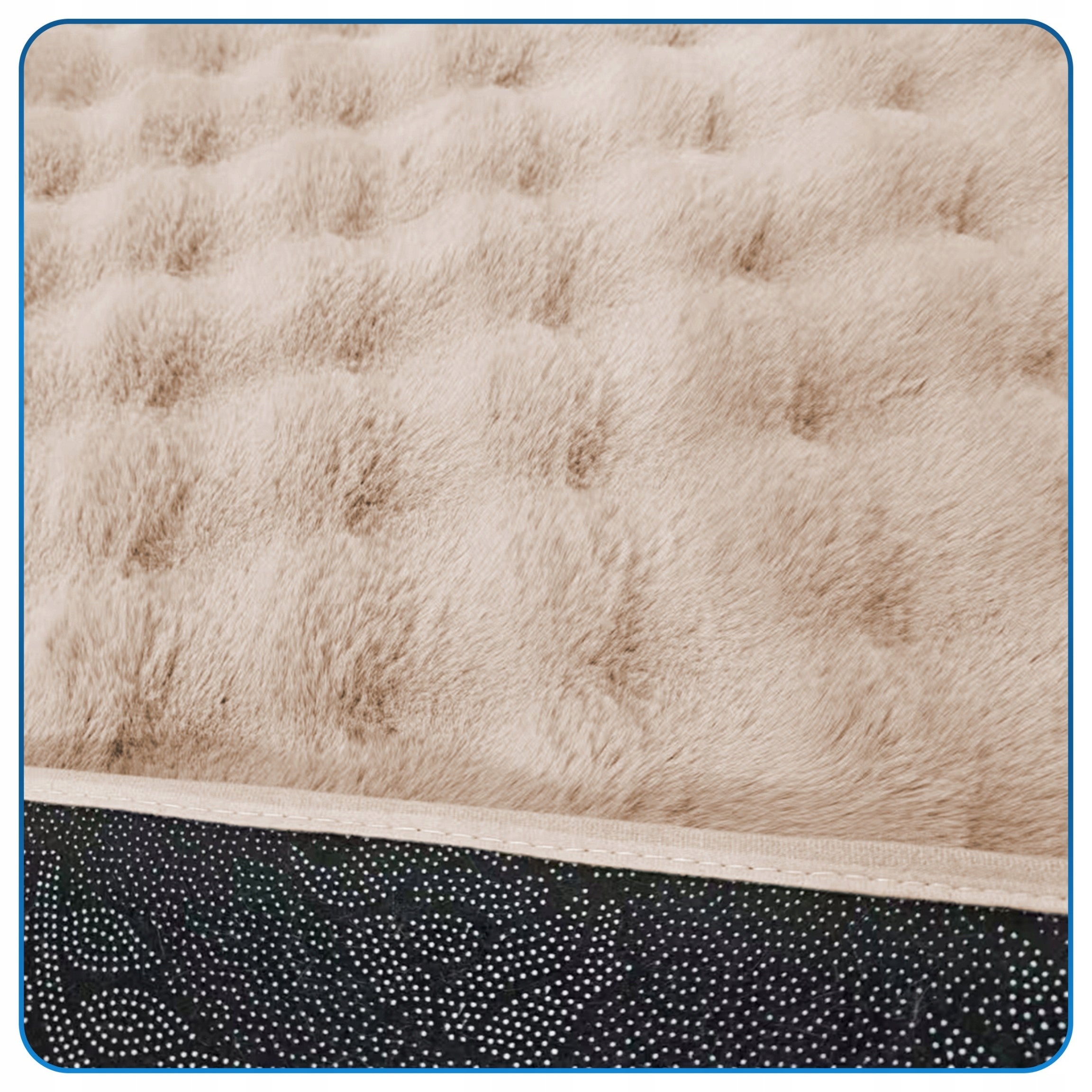 Carpet Rabbit Bubble 80x150 cm plush for living room fur rabbit velvet Brand Strado