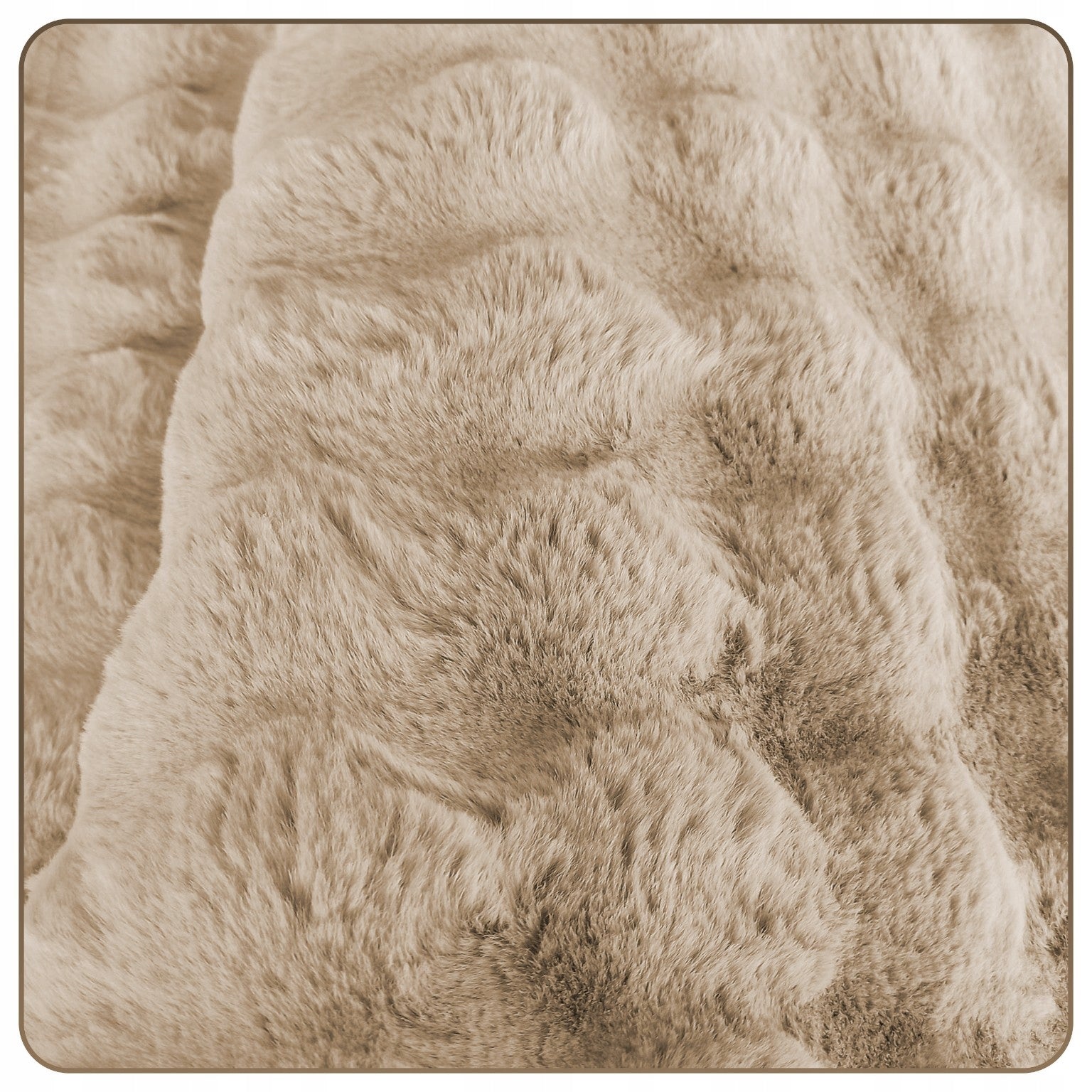 Carpet Rabbit Bubble 80x150 cm plush for living room fur rabbit velvet Packaging status original