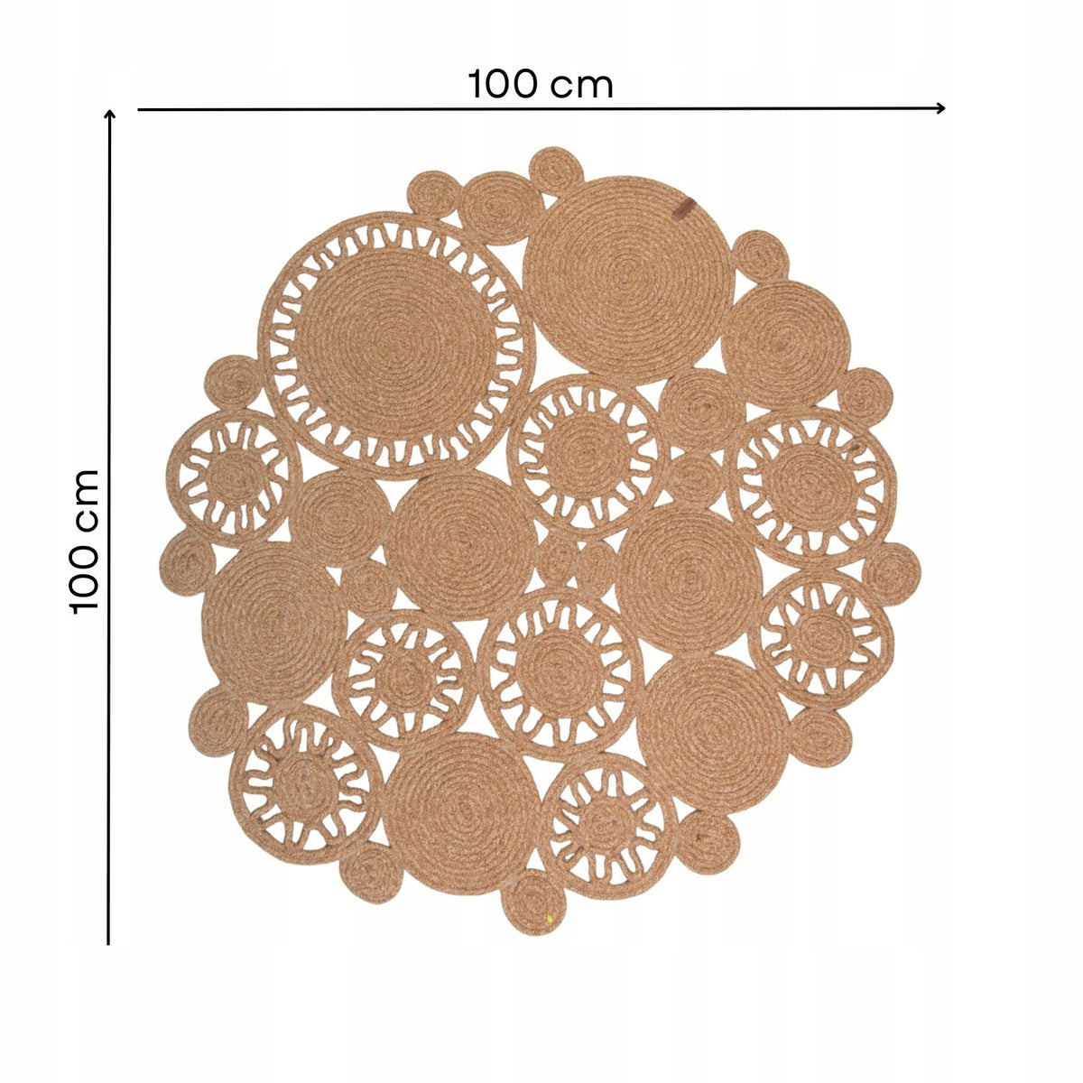 Carpet Round 100 cm Natural Boho String BOHO NATURAL for Balcony Terrace Manufacturer code 5903039434011