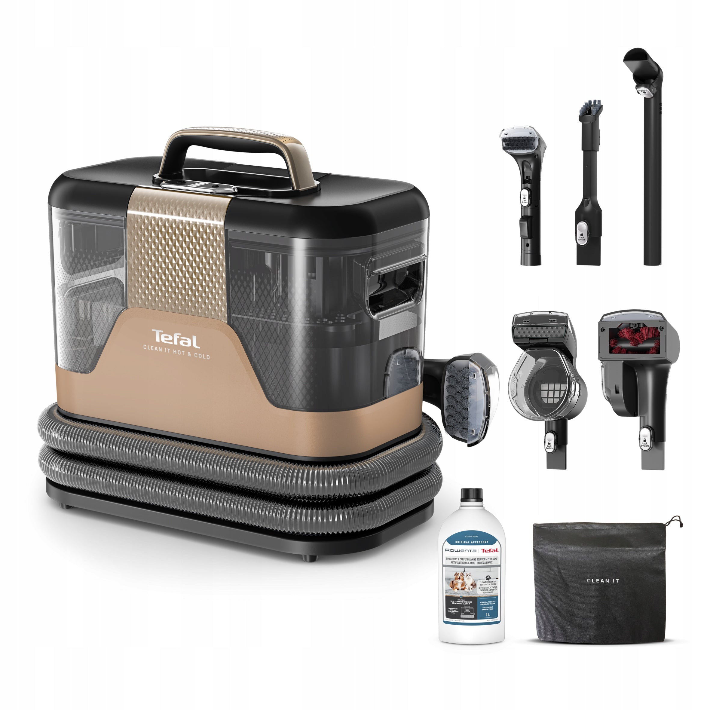 Carpet Upholstery Washing Vacuum Cleaner Tefal Clean It Hot&Cold IZ7021 1150W