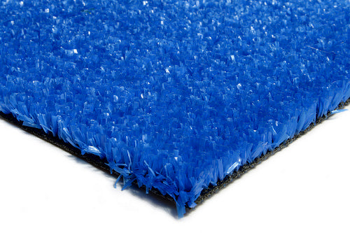 Carpet artificial grass BLUE dense 2m wide