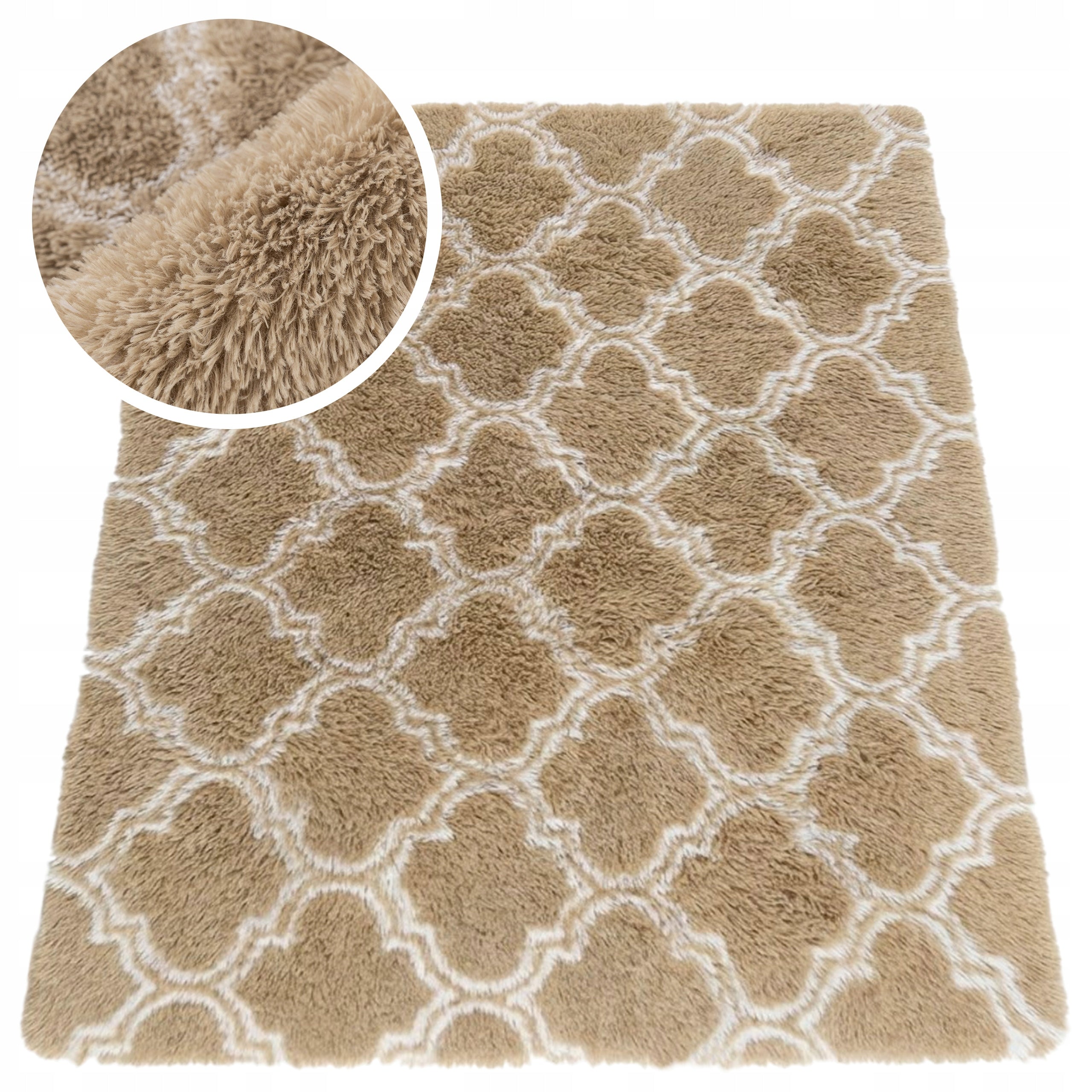 Carpet for living room shaggy DECOR non-slip soft fluffy fashionable 120x170 Packaging status original
