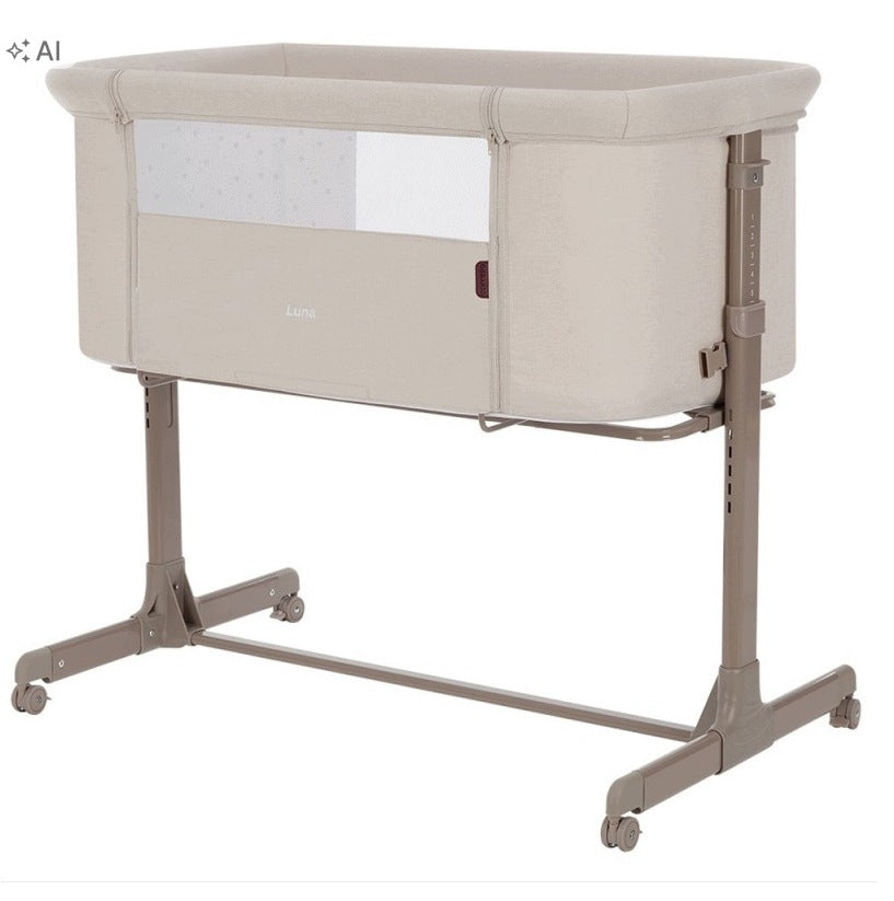Carrello Cot on wheels Luna Silk Beige
