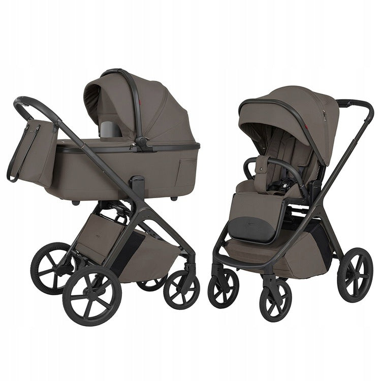 Carrello Vector F CRL-6700 stroller 2in1 folding gondola stroller Koa Brown