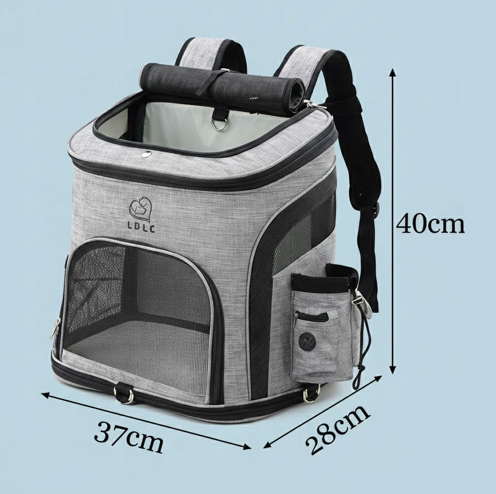 Carrier Backpack for Cat Dog 40x37x28cm Transporter Breathable I113 Brand K&M