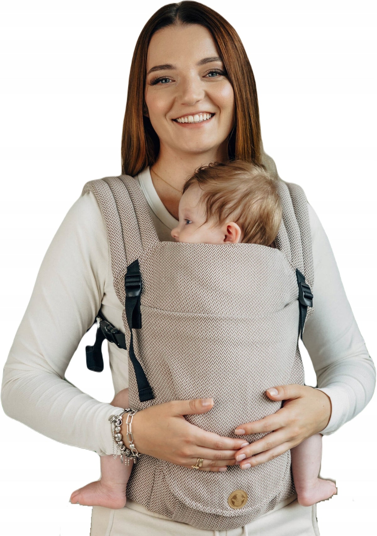 Carrier LennyLamb LennyLight - Small Herringbone Almond
