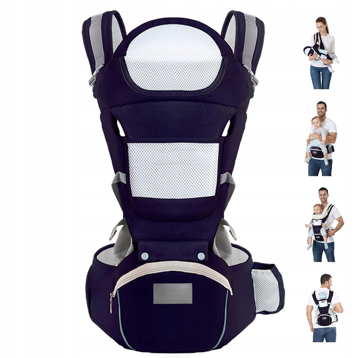 Carrier hip carrier 6in1 ergonomic 25kg 0-36 months