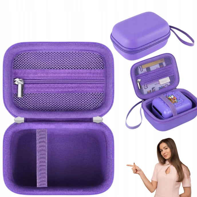 Carrying case purple color compatible with Bitzee AOMiGT