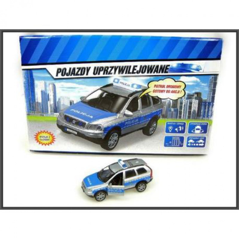 Cars TOYS Cars For Boys 4 YEAR OLD VOLVO POLICE 14 CM. WITH VOICE Brand no brand