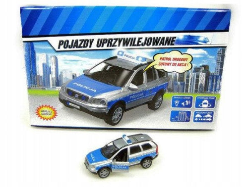 Cars TOYS Cars For Boys 4 YEAR OLD VOLVO POLICE 14 CM. WITH VOICE