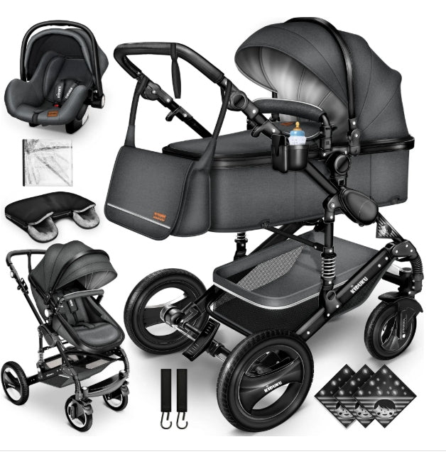 Cart 3in1 Kiduku KDWG-008 Anthracite/Black Packaging status original