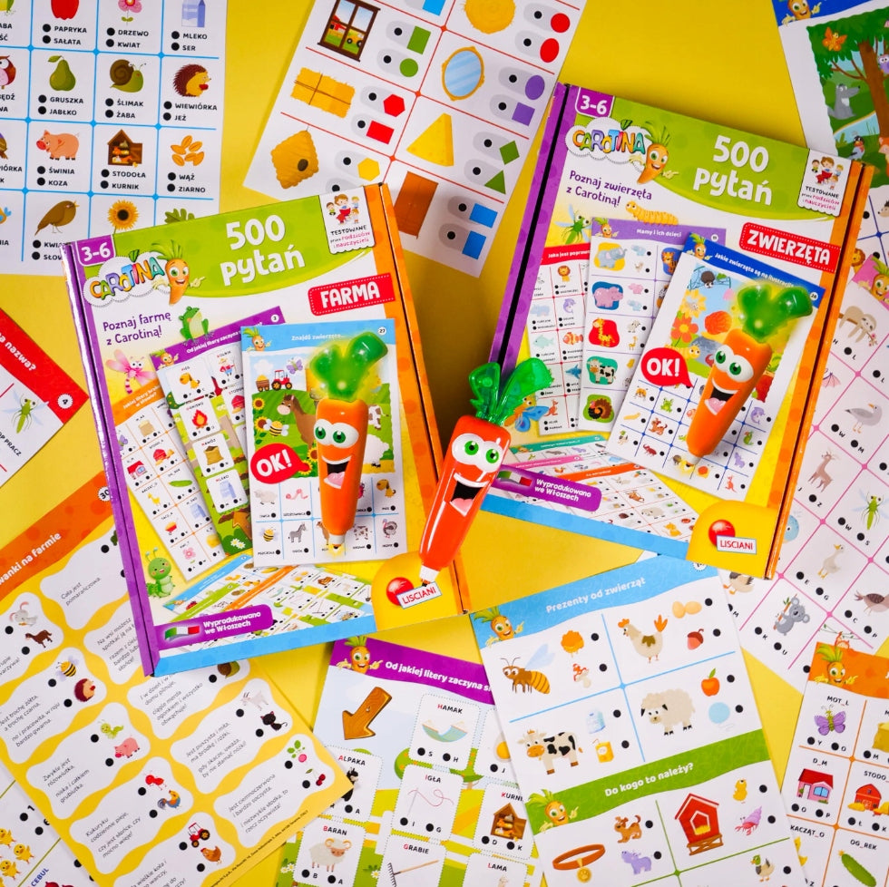 Cartorina MY HOME Learning Set for Children Educational TOY 500 QUESTIONS Manufacturer code zabawki dziecięce zabawka edukacyjna dla dzie