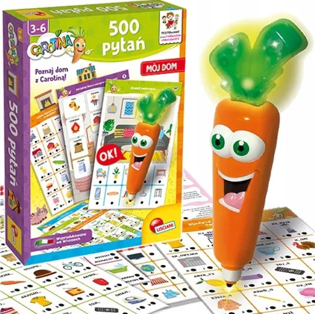 Cartorina MY HOME Learning Set for Children Educational TOY 500 QUESTIONS Packaging status original
