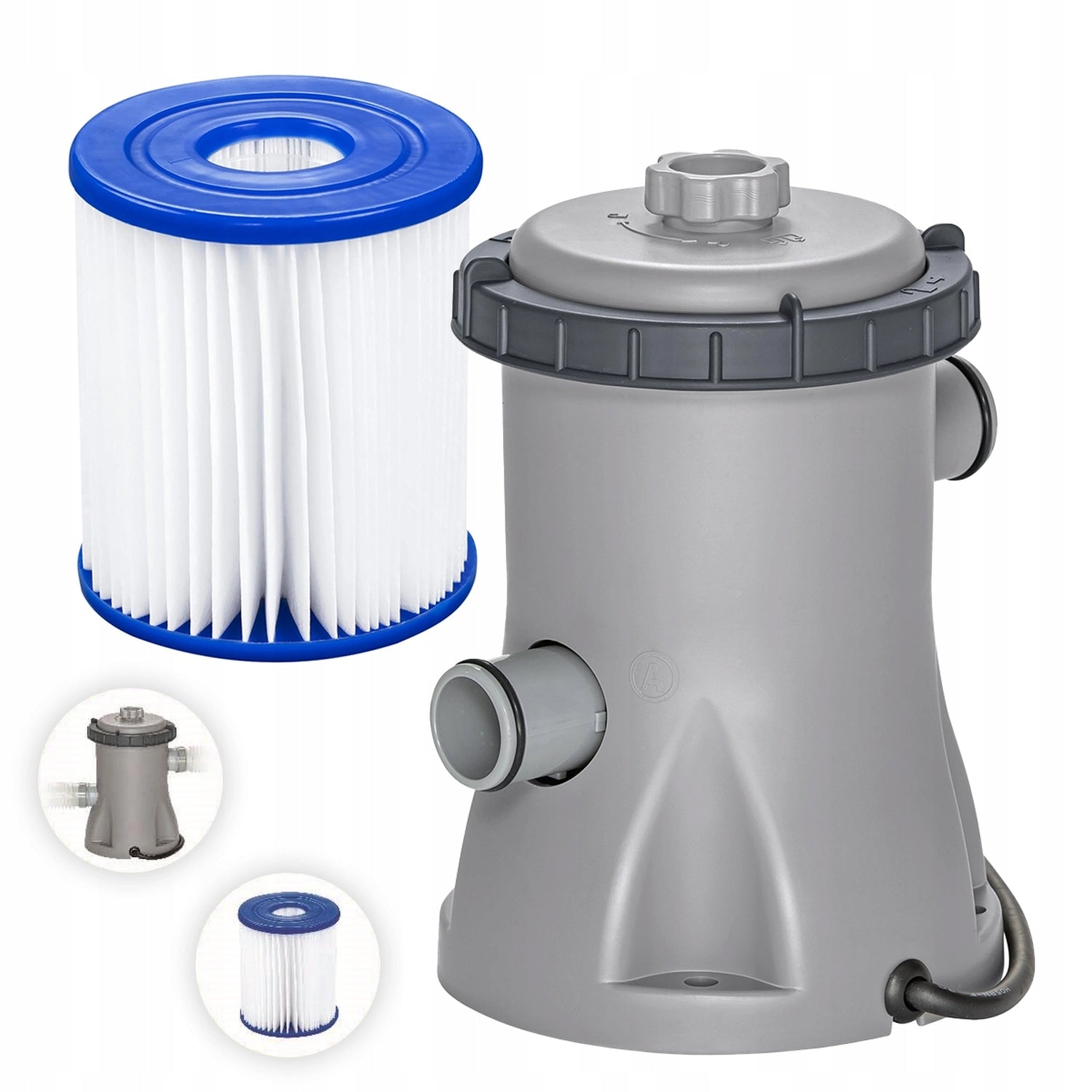 Cartridge Filter Pump for Swimming Pools 1249L/h Bestway 58381 + Filter Manufacturer BESTWAY