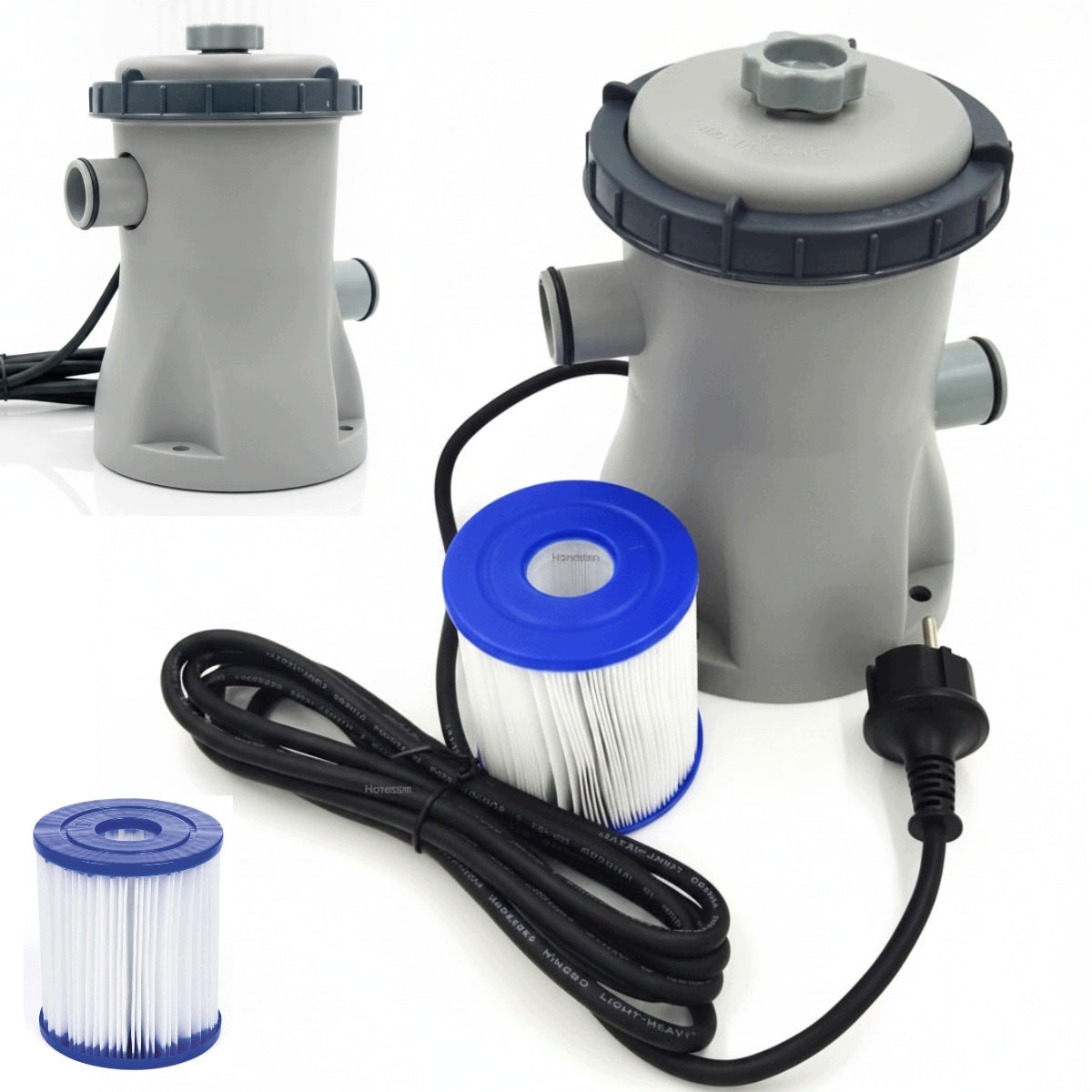 Cartridge Filter Pump for Swimming Pools 1249L/h Bestway 58381 + Filter