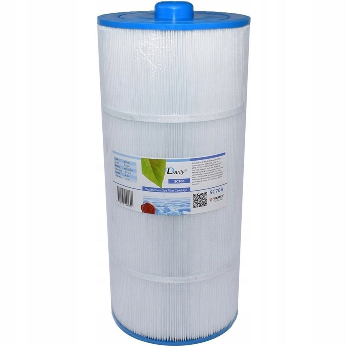 Cartridge filter for bath SPA SC708 SUNDANCE SPAS DARLLY Manufacturer code SC708