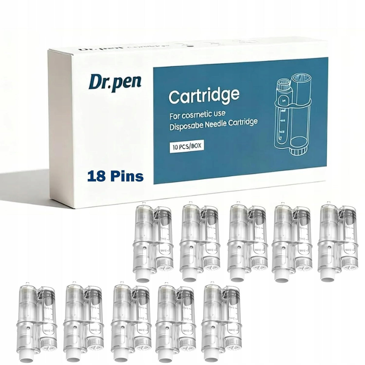 Cartridges for Hydra Pen H6 10 pieces 18 needles for Dr. Pen H6 Dermapen