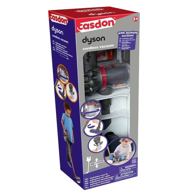 Casdon Dětský tyčový vysavač DYSON Packaging status original