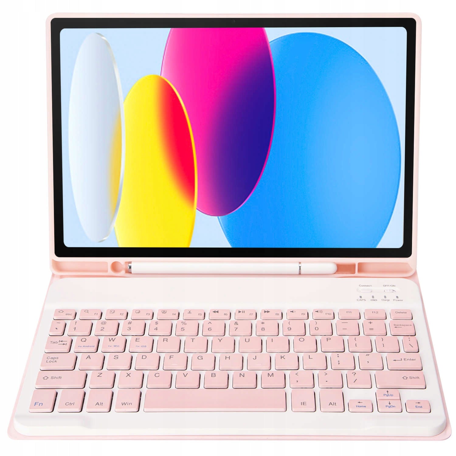 Case and KEYBOARD for Apple iPad 10.9 10 GEN 2022 iPad 11 A16 11GEN 2025 PINK