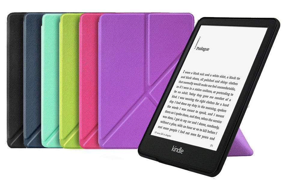 Case for Kindle Paperwhite 5 M2L3EK ORIGAMI foldable 6,8" green Manufacturer code Paperwhite 5