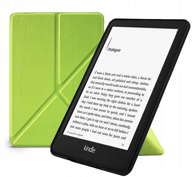 Case for Kindle Paperwhite 5 M2L3EK ORIGAMI foldable 6,8" green