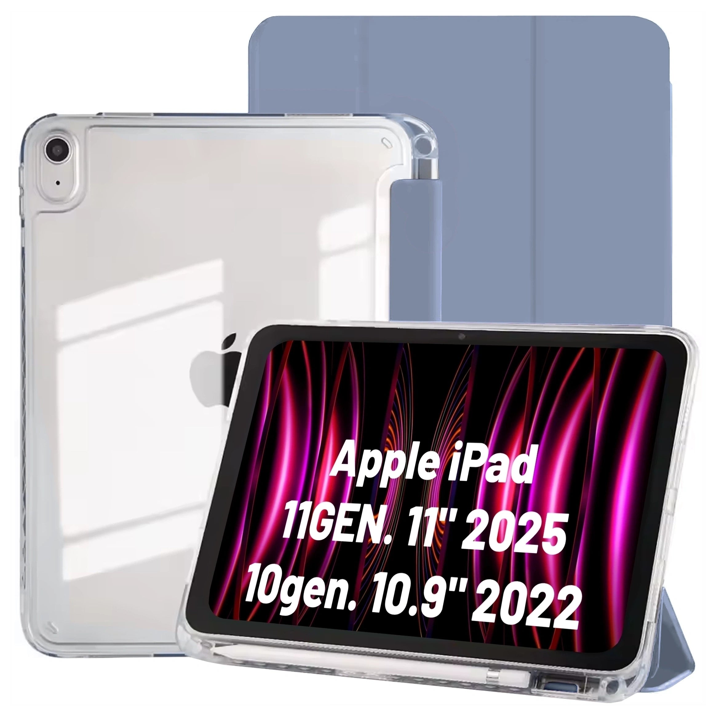 Case for iPad 10.9 10 GEN 2022 / iPad 11 A16 11GEN 2025 with space for stylus
