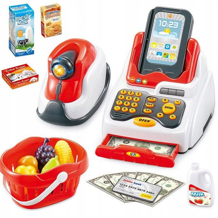 Cash register interactive plastic with accessories 3+ Zaba in store Gift Manufacturer code 668-48