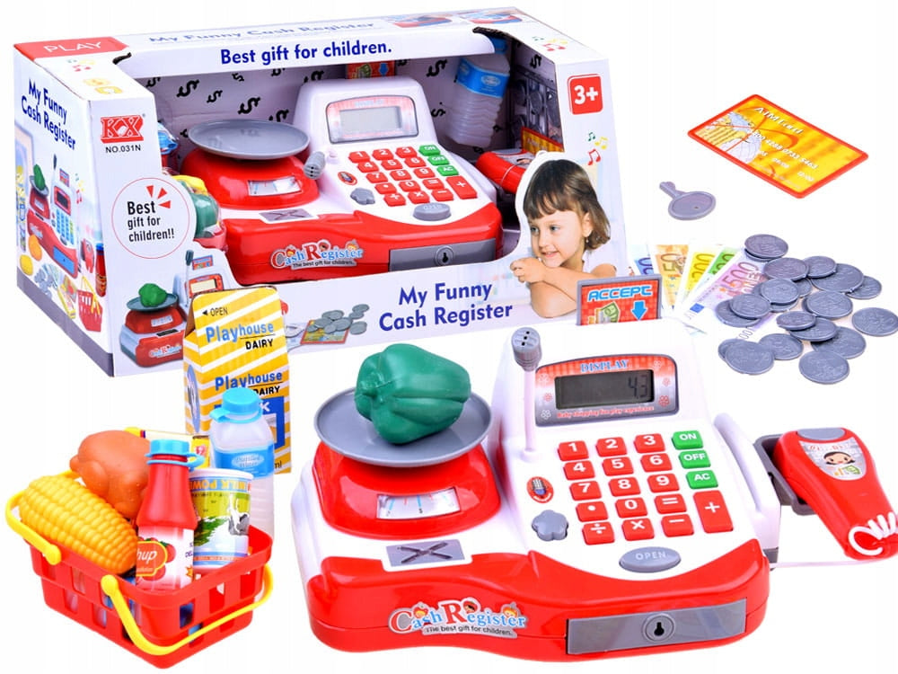 Cash register shop weight basket shopping SHOP