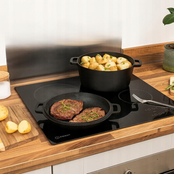 Cast Iron Pot with Lid 26cm Pan Pot Brittany 4,5 L INDUCTION GAS Packaging status original