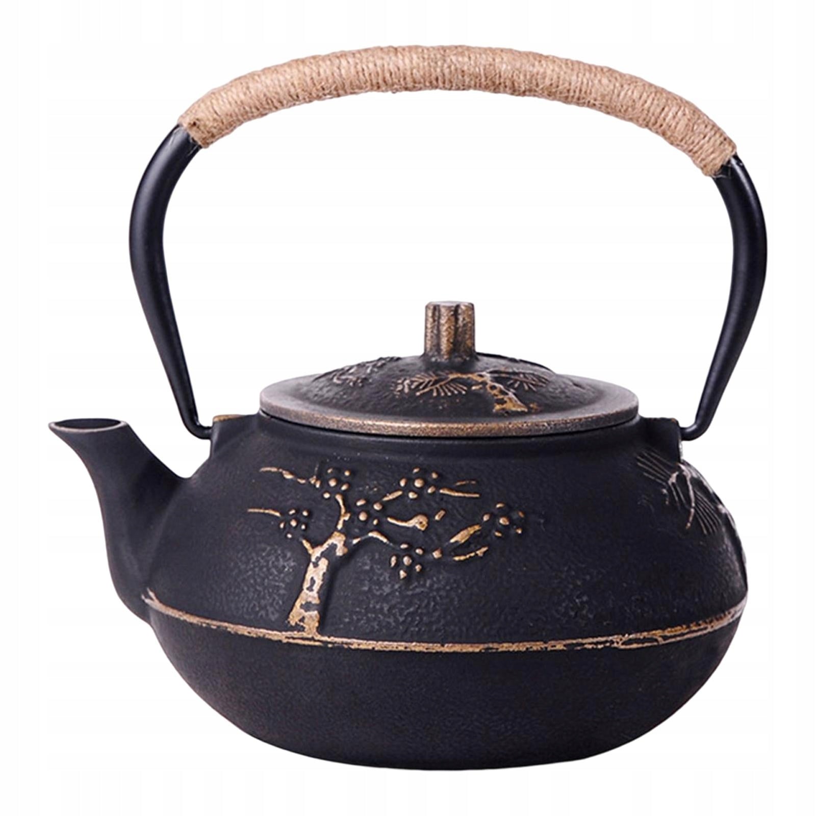 Cast iron Kettle Tea Maker Durable with Stainless Capacity 1 l