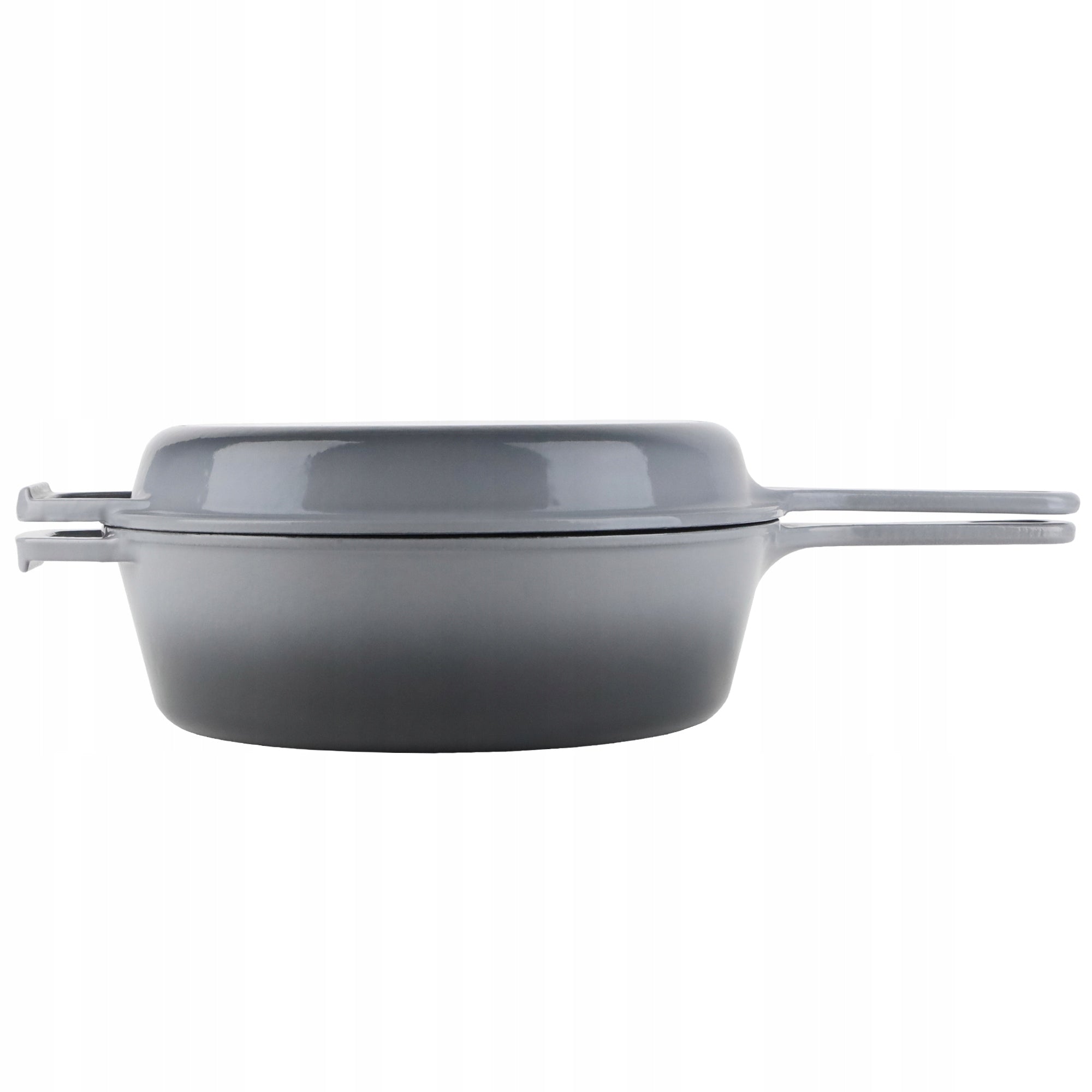 Cast iron pan enameled saucepan pot 2in1 INDUCTION ELIZABETH 26,5cm Packaging status original