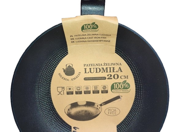 Cast iron pan for induction gas 26 cm with wooden handle 14513 Manufacturer code 5905155023353