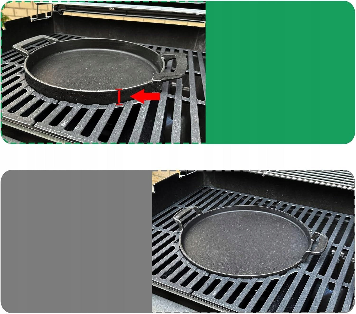 Cast iron pan, gas grill plate grill fireplace 30,5cm GJV Manufacturer code 5903181802553