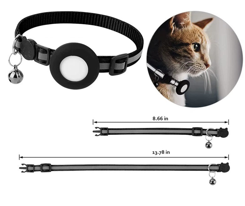 Cat Collar AirTag Apple GPS Locator 22-35 cm Nylon Adjustable Packaging status original