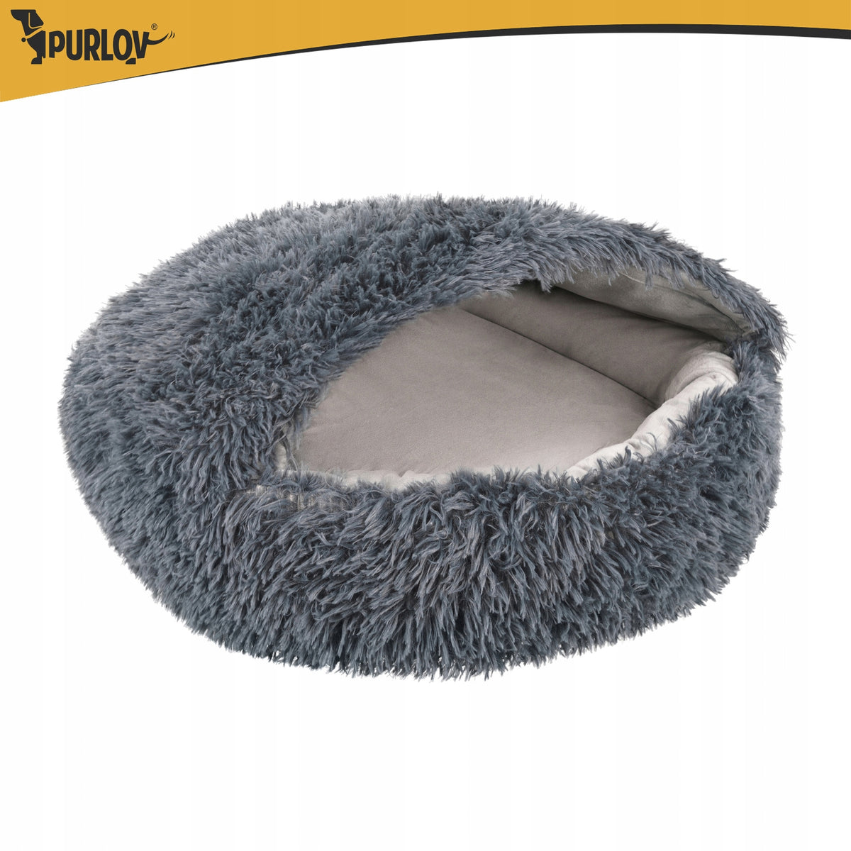 Cat Dog Bed 70cm Sleeping Bag with Canopy Plush Soft 2in1 Packaging status original