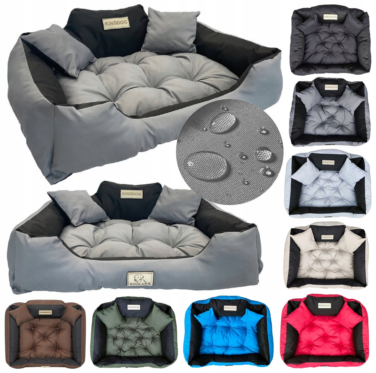 Cat Dog Bed Couch Playpen Waterproof + Name 130x105 cm EAN (GTIN) 5905913031774