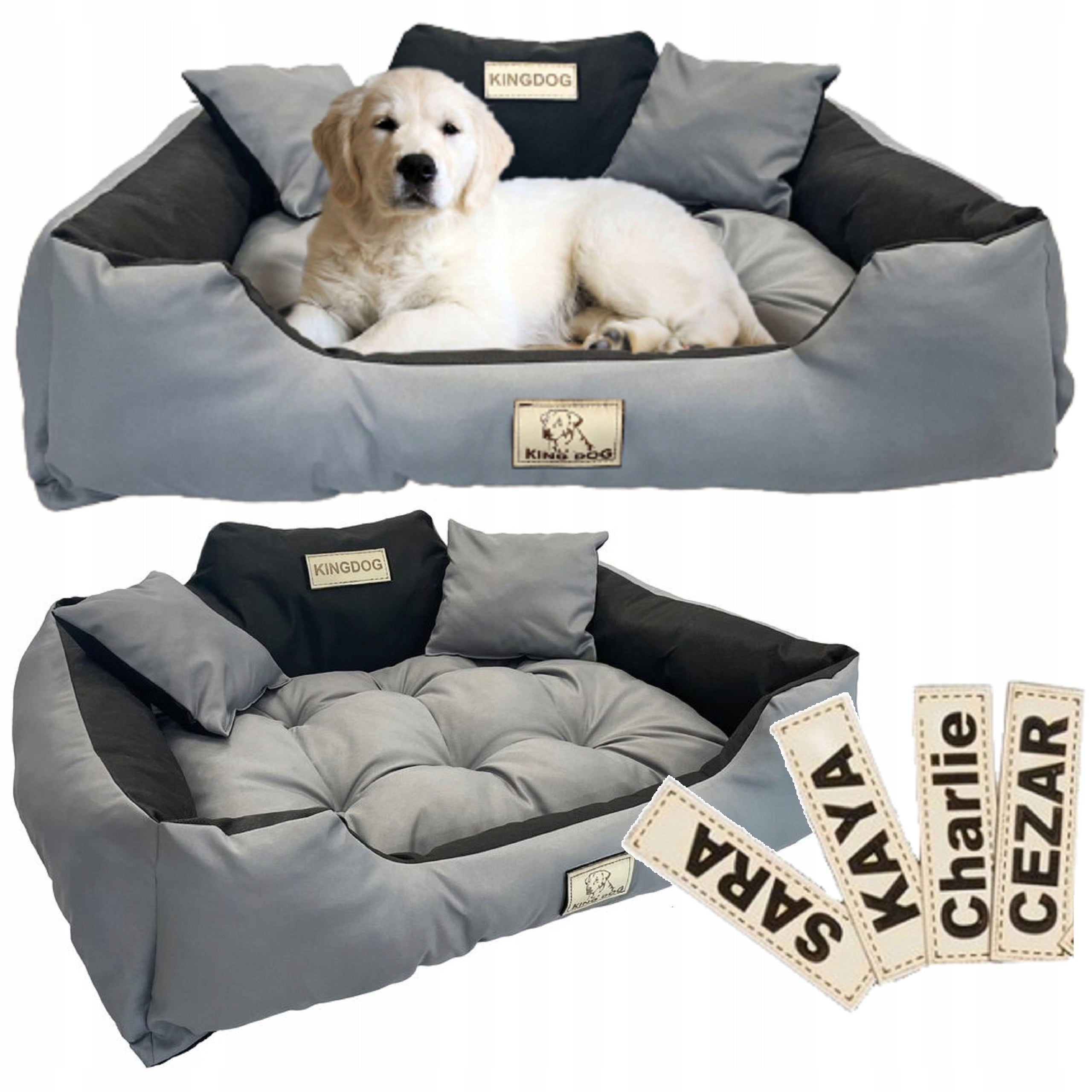Cat Dog Bed Couch Playpen Waterproof + Name 130x105 cm