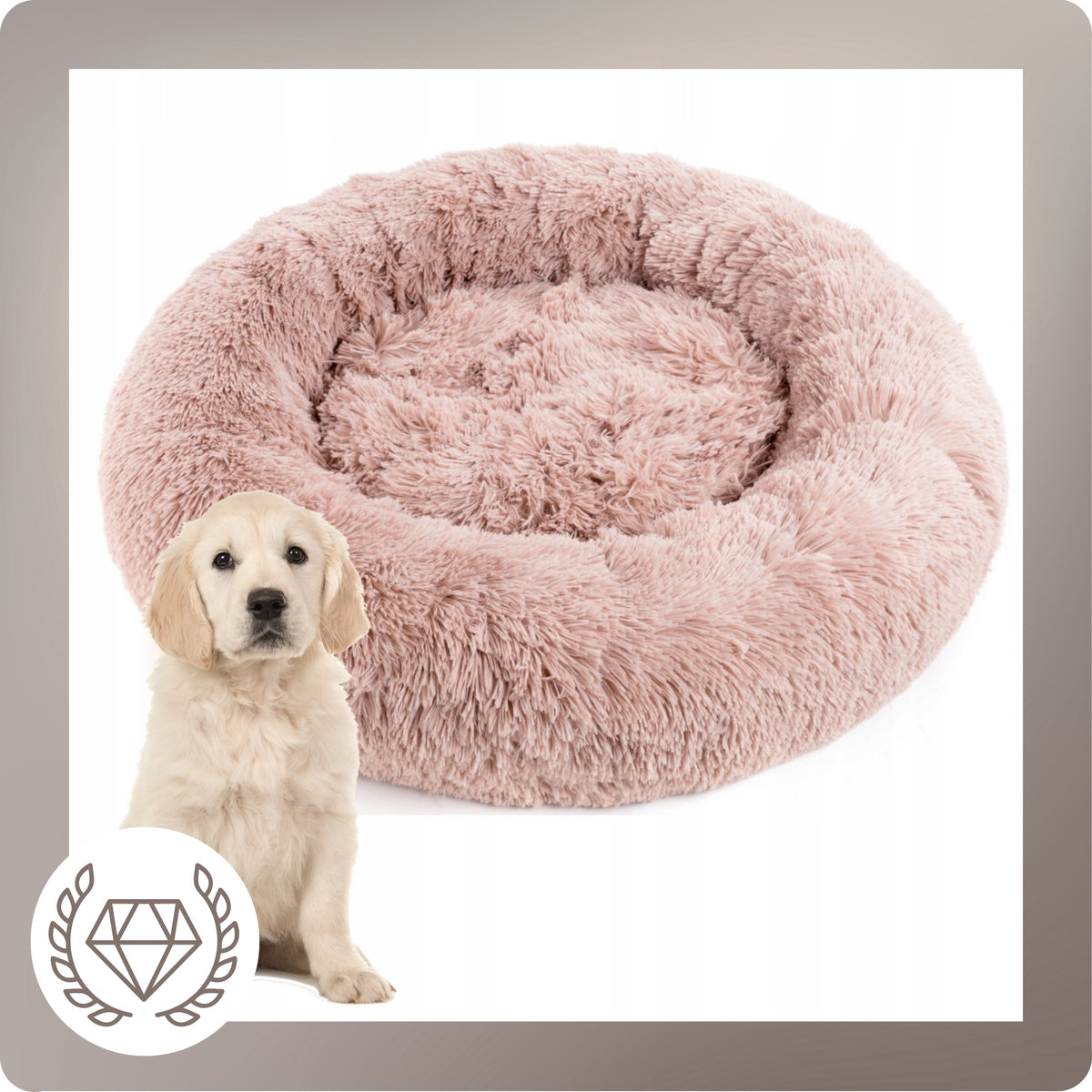 Cat Dog Bed Playpen Bed 60 cm Hairy Plush Pillow Manufacturer code Legowisko Posłanie Shaggy 60