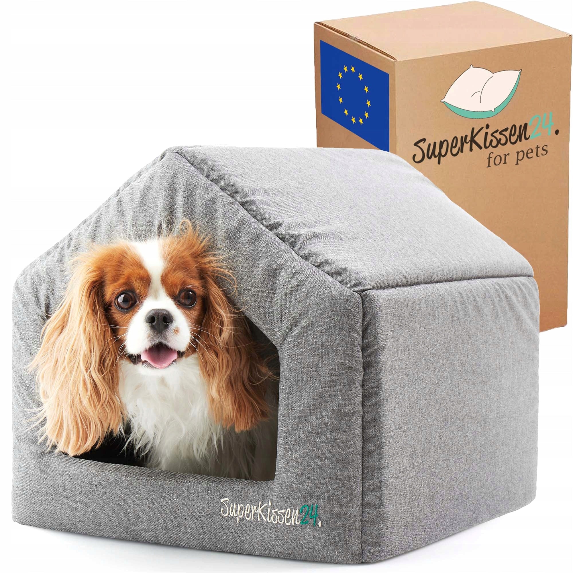 Cat Dog Bed WATERPROOF Booth Soft Pillow Playpen HOUSE XL Linen