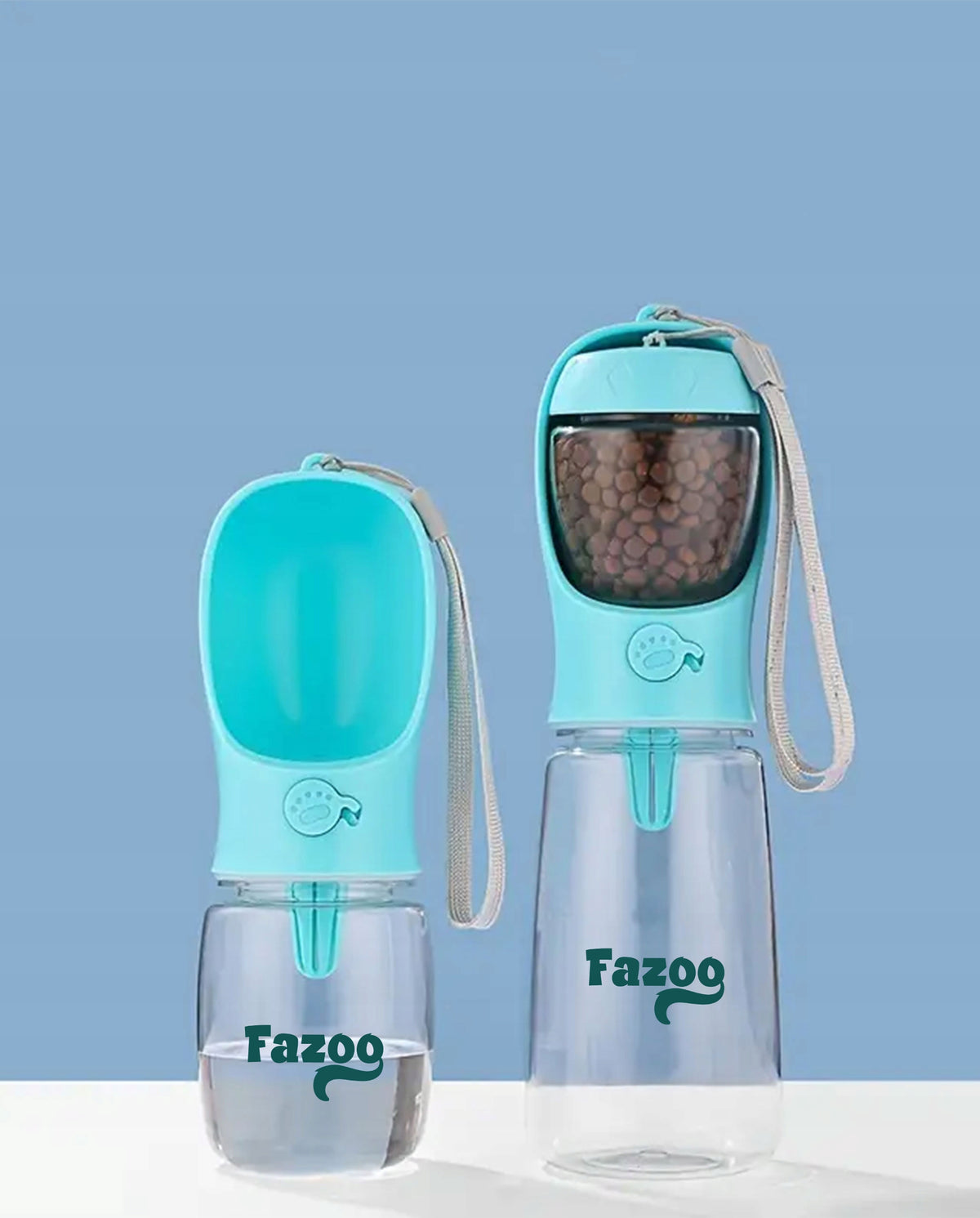 Cat Dog Bottle with Water Container Food Drinker for Walk 550 ml Capacity 0.55 l
