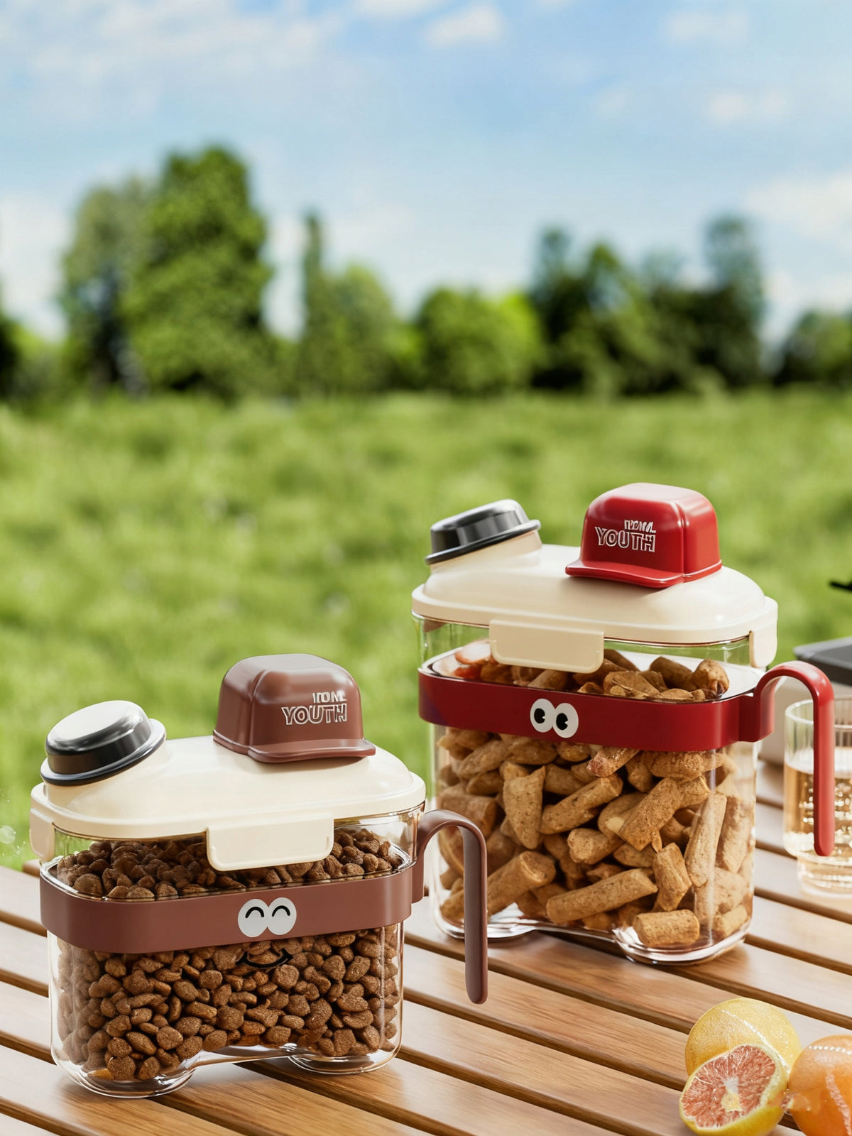 Cat Dog Food Container 3.6L Airtight with Measure Dispenser Green Manufacturer code Yiwu dylan