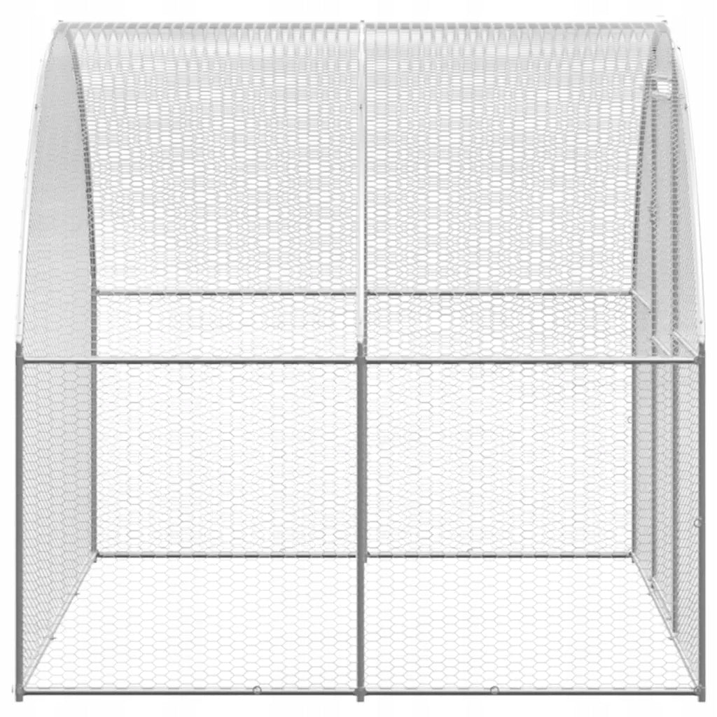 Cat Dog Playpen 3x2x2 m, Galvanized Steel and Outdoor Cage Brand VidaXL