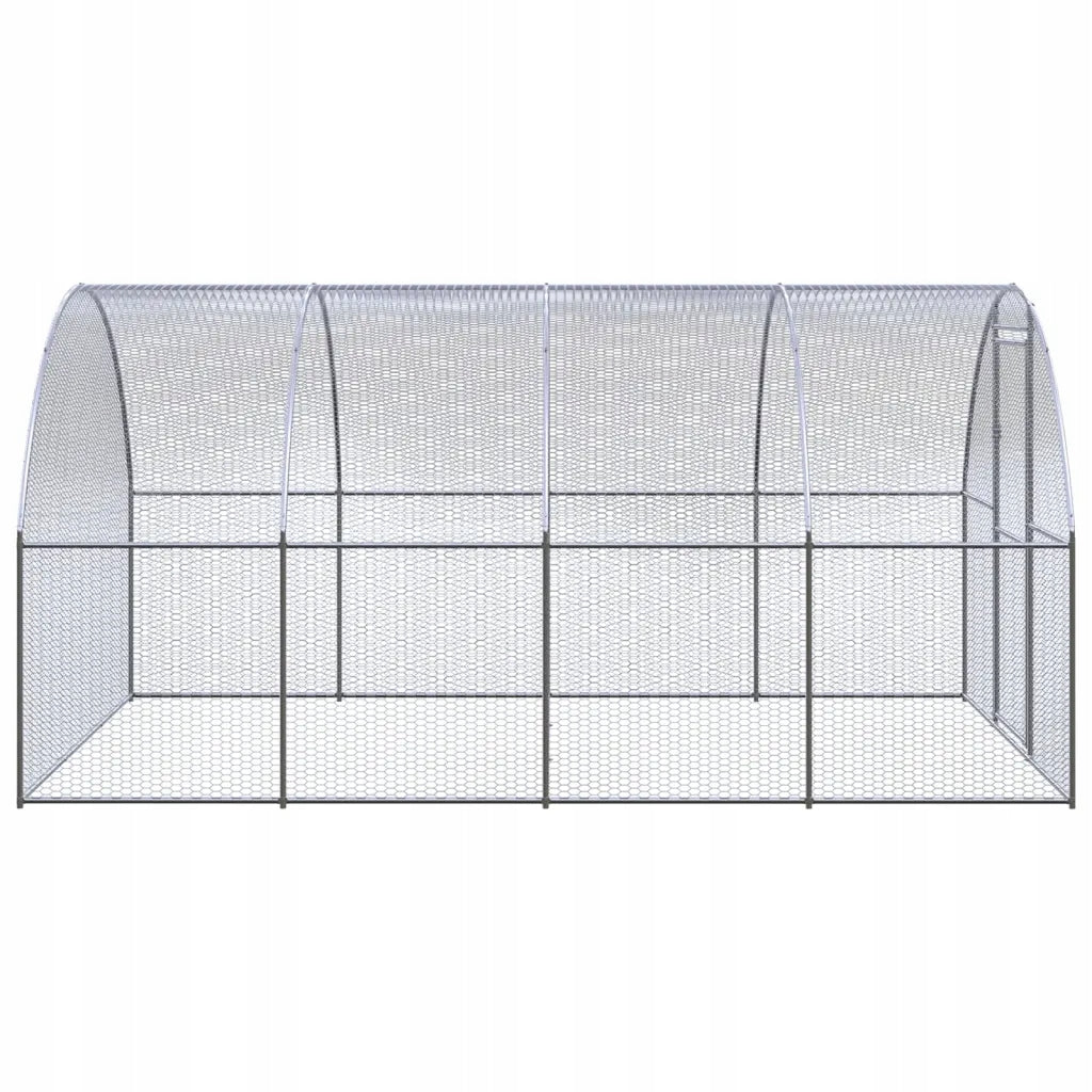 Cat Dog Playpen 3x4x2 m, Galvanized Steel and Outdoor Cage Brand VidaXL