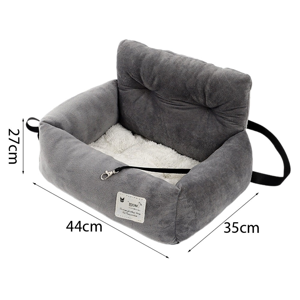 Cat Dog Transporter Car Seat Grey with Clasp Bed Manufacturer code 6903999116797
