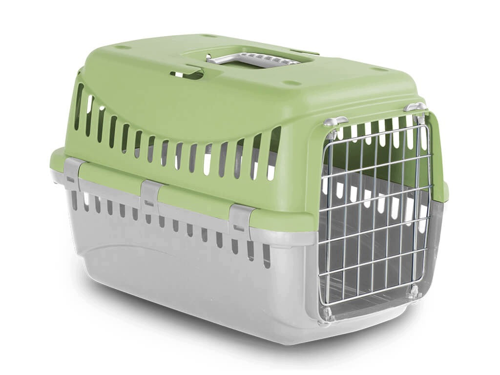 Cat Dog Transporter MP Bergamo GIPSY L Metal GREEN 58x38x38 Durable