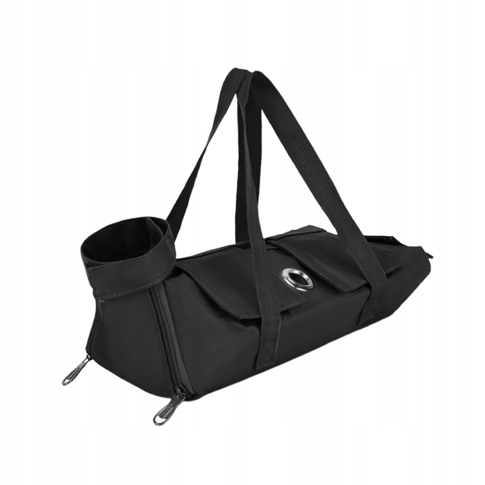 Cat Grooming Hammock Comfortable Anti Scratch Cat Restraint Bag 34x18x14cm Color black