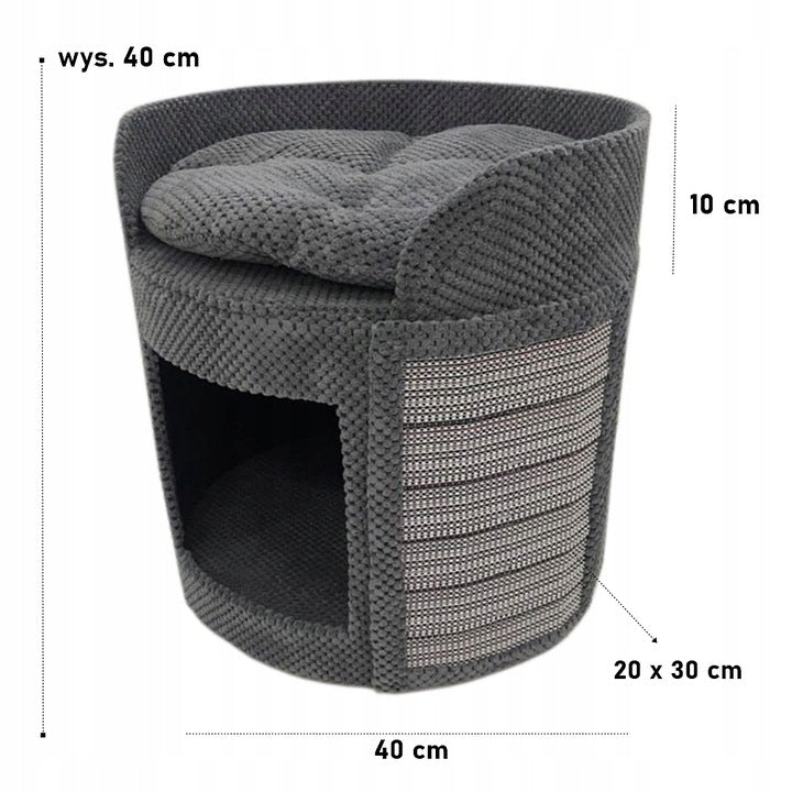 Cat SCRATCHER POUF bed MIX colors solid nicely made elegnack Kind small scratching post scratching mats scratching post scratching tower