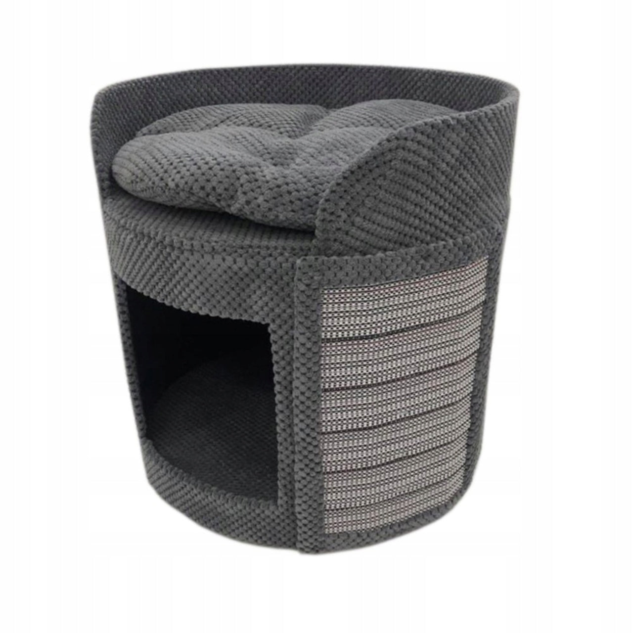 Cat SCRATCHER POUF bed MIX colors solid nicely made elegnack
