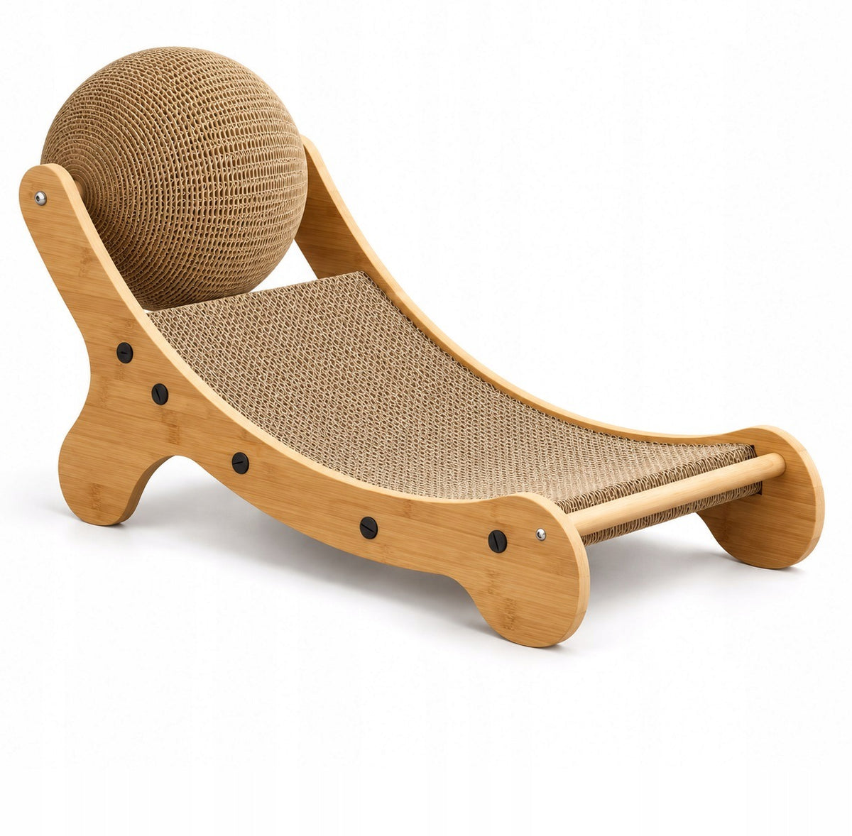 Cat Scratcher 2in1 Bed Sun Lounger Scratching Mat Ball 58x26x33 F098 Manufacturer code F098